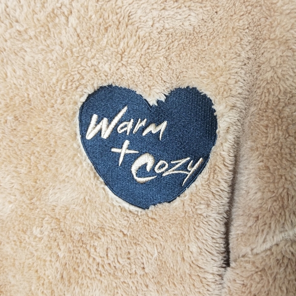 Zoe+Liv camel  fuzzy sweatshirt size L - Picture 4 of 6